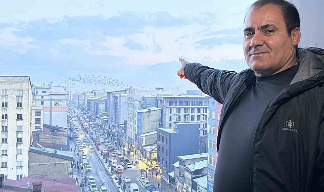 Baharın müjdecisi sığırcık kuşlardan görsel şölen