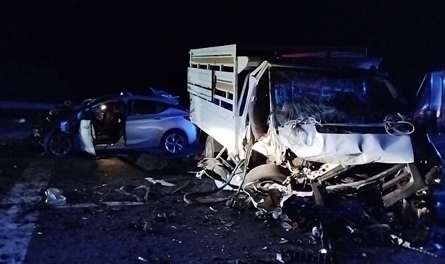 Bingöl'de feci kaza: 2 ölü, 3'ü ağır 5 yaralı