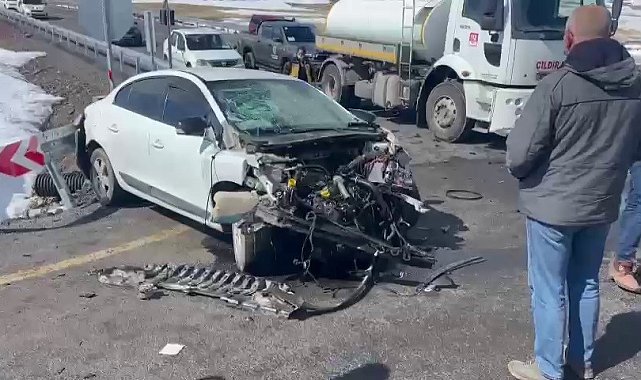 Çıldır'da trafik kazası: 4 yaralı