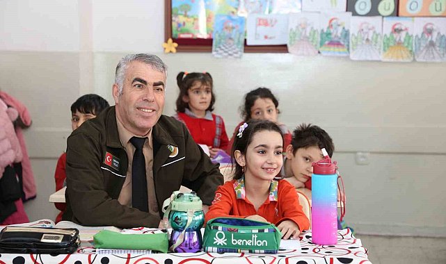 Çocuklara orman ve ağaç bilinçlendirmesi