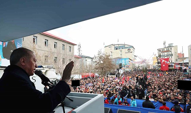 Cumhurbaşkanı Erdoğan, Ağrı mitinginde konuştu: "Başka Ağrı yok, başka Türkiye yok"