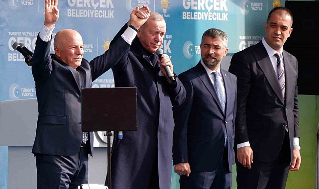 Cumhurbaşkanı Erdoğan Erzurum'da Cumhur İttifakı adaylarını tanıttı