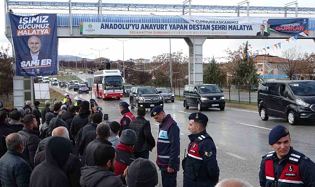 Cumhurbaşkanı Erdoğan'a Malatya'da yoğun ilgi