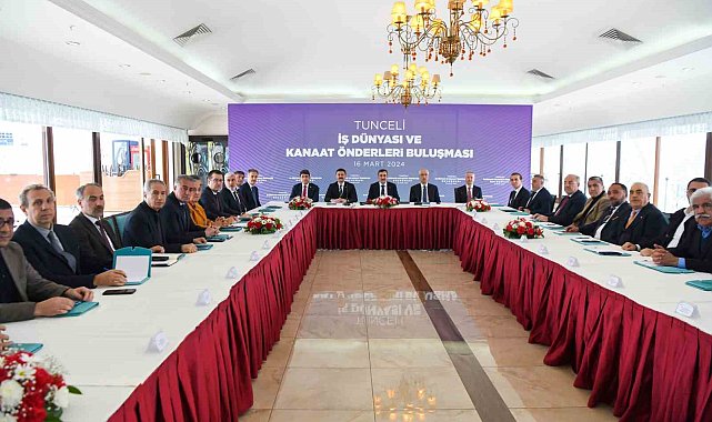 Cumhurbaşkanı Yardımcısı Yılmaz, Tunceli'yi ziyaret etti