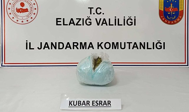 Elazığ'da jandarma uyuşturucuya geçit vermiyor