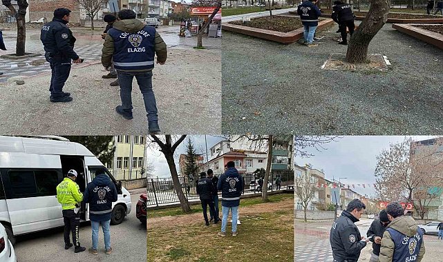 Elazığ'da okul önü denetimleri sürüyor