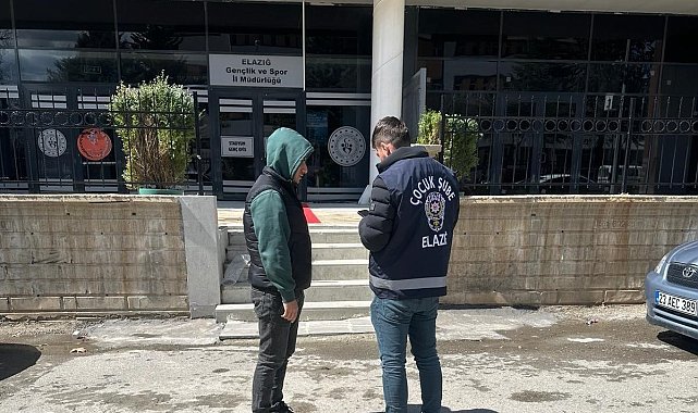 Elazığ'da okul önü denetimleri sürüyor