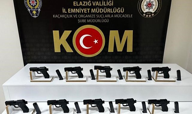 Elazığ'da silah ticareti operasyonu: 3 gözaltı