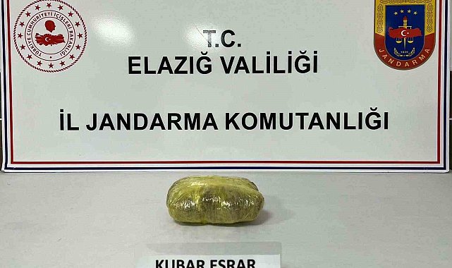 Elazığ'da uyuşturucu taciri yakalandı