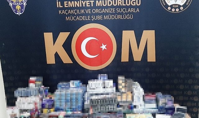 Erzurum'da kaçak sigara operasyonu