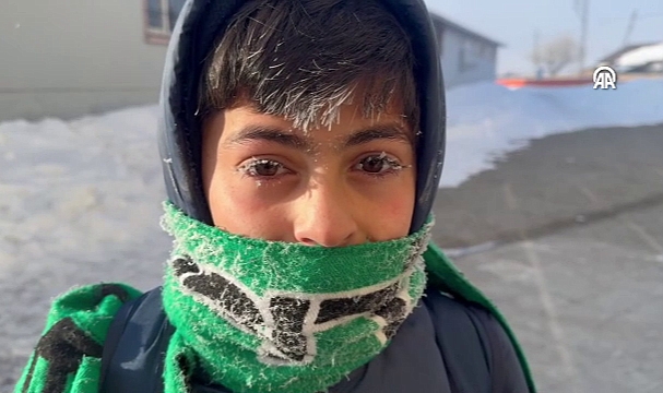 Göle'de hava sıcaklığı ilkbaharın ilk gününde eksi 32'ye düştü