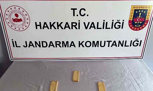 Hakkari'de 6 milyon 600 bin TL değerinde 3 kilo külçe altın ele geçirildi