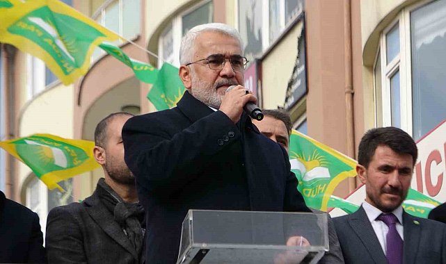HÜDA PAR Genel Başkanı Yapıcıoğlu: "Belediyelerimizin kaynaklarını halkımızın hizmeti için ayıracağız"