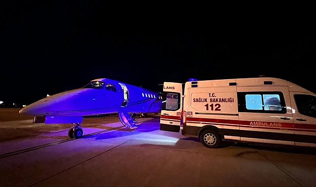 Kalp hastası bebek, ambulans uçakla Ankara'ya sevk edildi