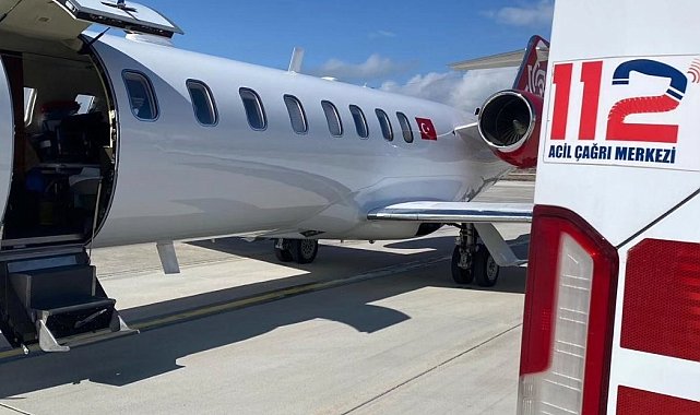 Kalp yetmezliği olan bebek ambulans uçakla Eskişehir'e sevk edildi