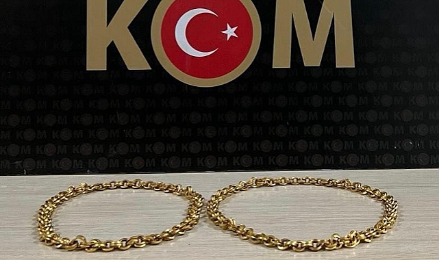 Kars'ta 686 gram altın ele geçirildi