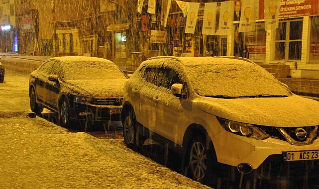 Kars'ta yoğun kar yağışı