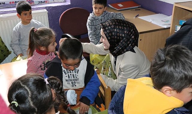 Kaymakam Özçelik, anasınıfı öğrencilerini ziyaret etti