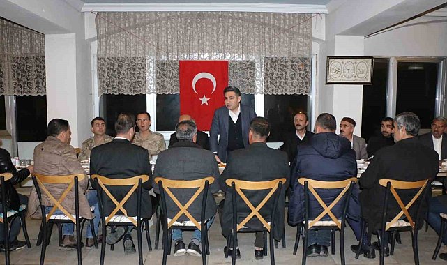 Kaymakam Özçelik, şehit aileleri ve gazilerle iftar yemeğinde bir araya geldi