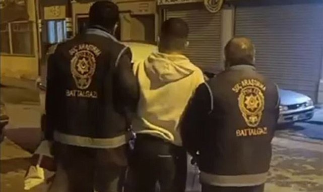 Malatya'da, 16 yıl 4 ay kesinleşmiş hapis cezası bulunan firari hükümlü yakalandı