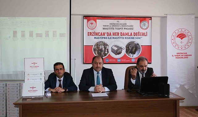 Mastitis tespit cihazı dağıtım töreni yapıldı
