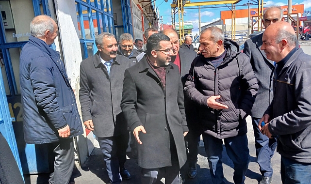 Milletvekili Çalkın, sanayi esnafıyla görüştü