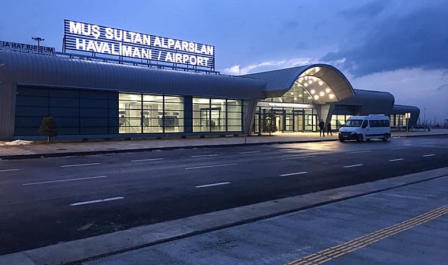 Muş Sultan Alparslan Havalimanını şubat ayında 38 bin 187 yolcu kullandı