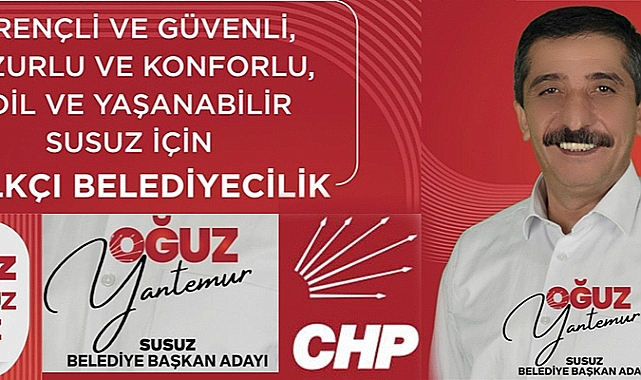 Oğuz Yantemur, Susuz'da hayata geçirdiği projeleri hatırlattı