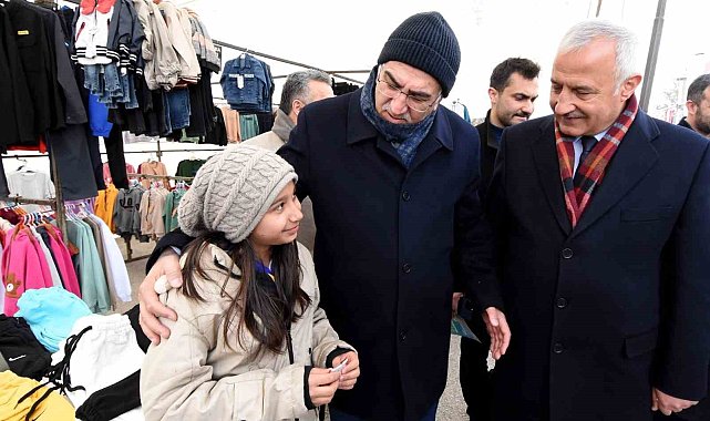 Öz ve Tavlaş'tan esnafa ziyaret