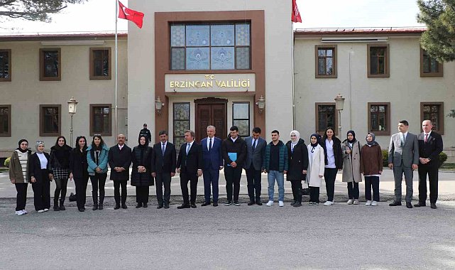 Sağlık Bilimleri Fakültesi öğrencilerinden Valiliğe ziyaret
