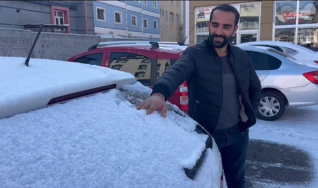 Sarıkamış'ta kar ve soğuk hava etkili oldu