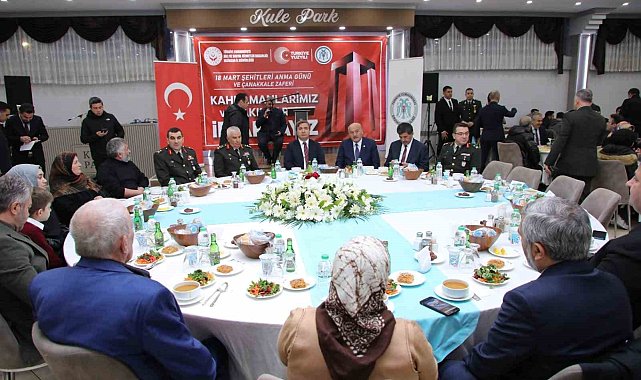 Şehit aileleri ve gaziler iftar programında buluştu