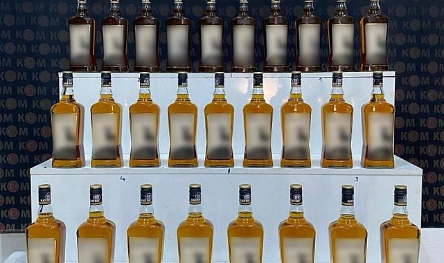 Selim'de kaçak içki ele geçirildi