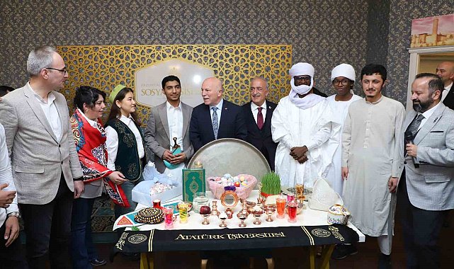 Uluslararası öğrenciler Erzurum'da iftar yemeğinde buluştu