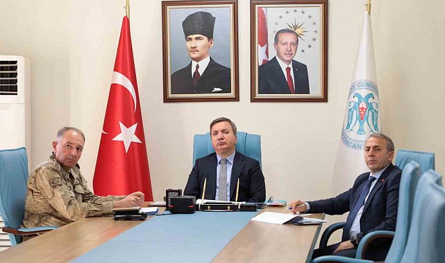 Vali Aydoğdu VKS üzerinden seçim güvenliği toplantısına katıldı