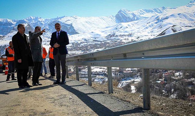 Vali Çelik, bariyer çalışmalarını denetledi