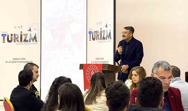 Vali Çelik, Hakkâri Turizm Eylem Geliştirme Çalıştayı'na katıldı