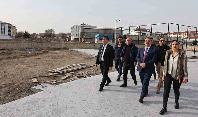 Vali Turan, çalışmaları yerinde inceledi