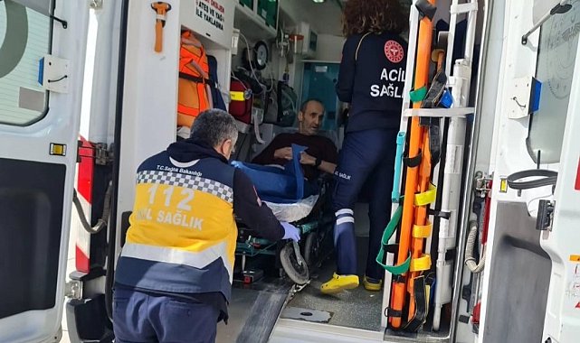 Van'da ambulans helikopter göğüs ağrısı olan hasta için havalandı