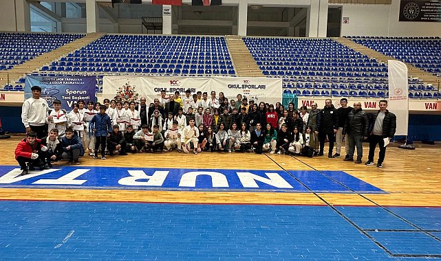 Van'da judo grup müsabakaları sona erdi