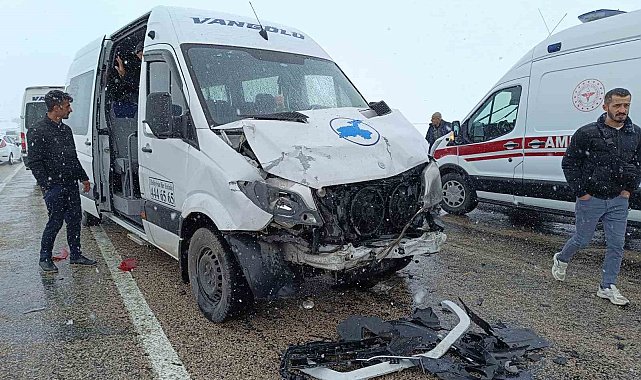 Van'da trafik kazası: 1 yaralı