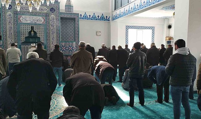 Varto'da Cuma namazı sonrası Filistinliler için dua edildi