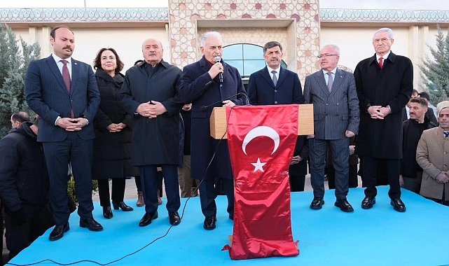 Yıldırım, yerel seçim çalışmaları için Erzincan'a geldi
