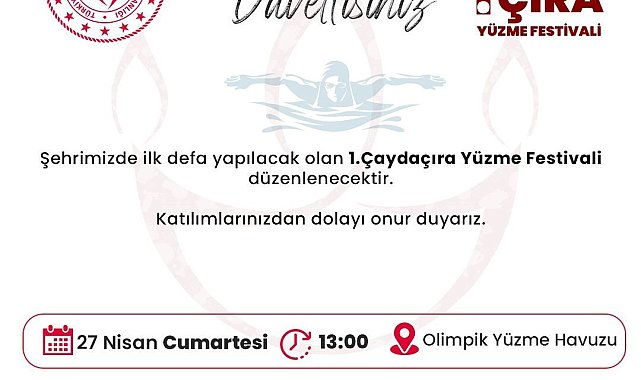1. Çaydaçıra Yüzme Festivali başlıyor