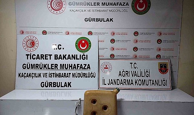 Ağrı'da 20 litre sıvı metanfetamin ele geçirildi
