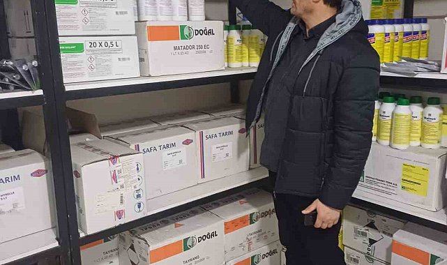 Ağrı'da bitki koruma ürünleri bayileri denetimden geçti