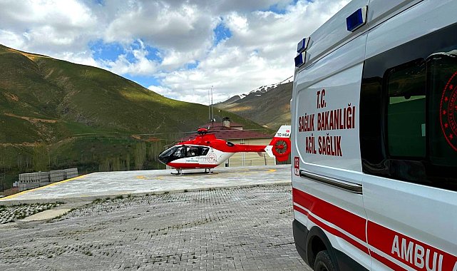 Ambulans helikopter 4 ayda 61 hasta taşıdı