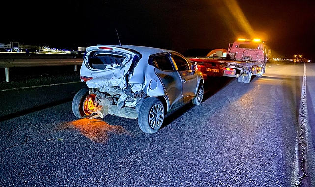Ardahan'da 2 otomobilin çarpıştığı kazada 4 kişi yaralandı
