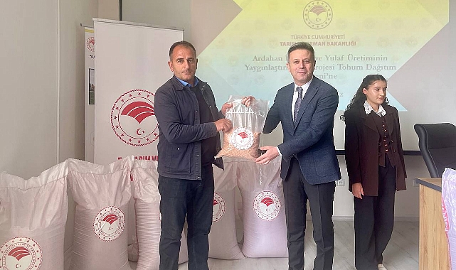 Ardahan'da 362 üreticiye 181 ton tohum desteği