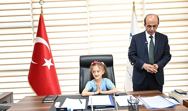 Başkan Geçit koltuğunu Fatma Nazlı'ya devretti